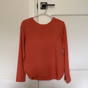 Burnt orange Uniqlo shirt